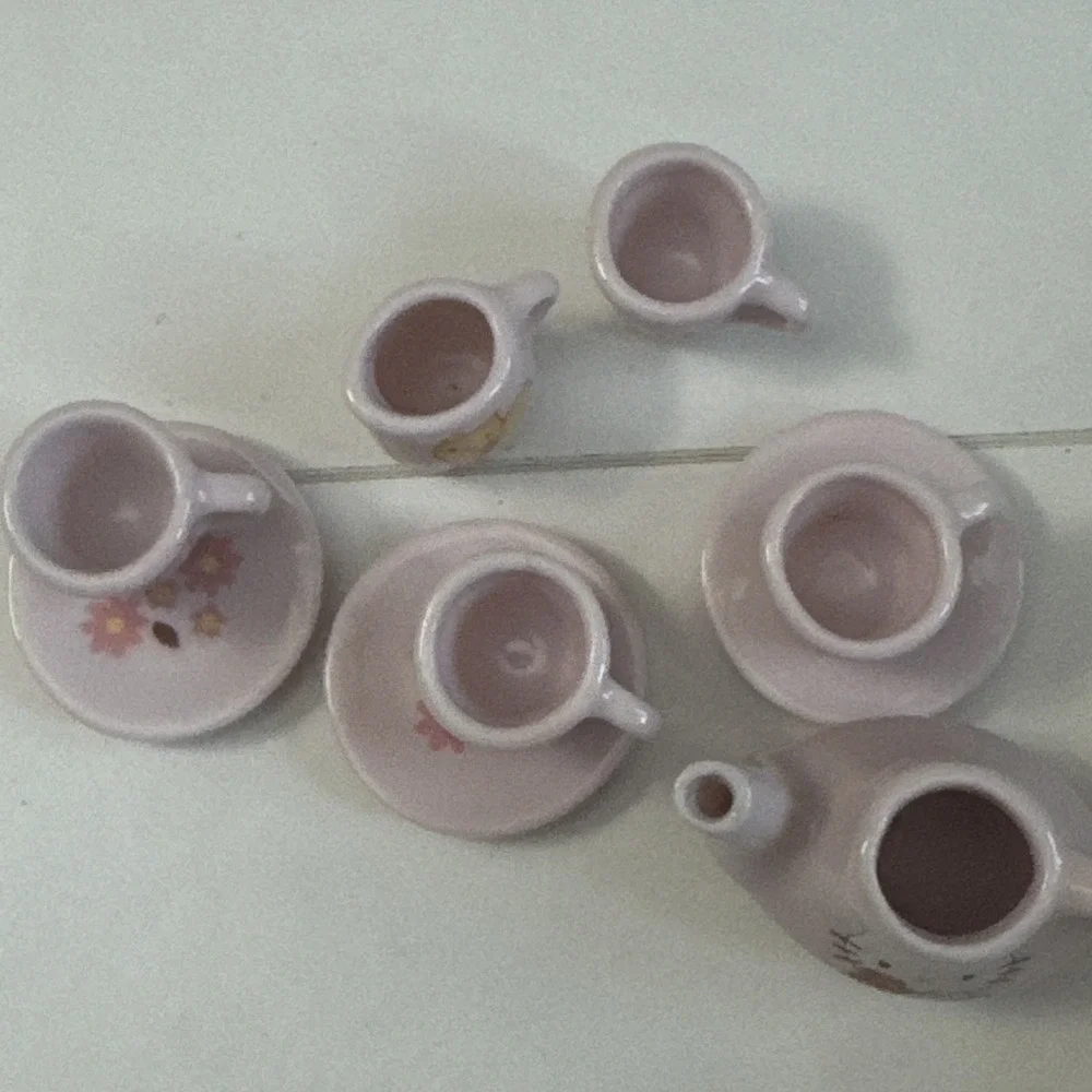 Hello Kitty Mini Tea Set 2008 Sanrio Set Of 10 Pieces